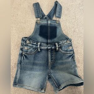 SILVER Jeans overall shorts for kids